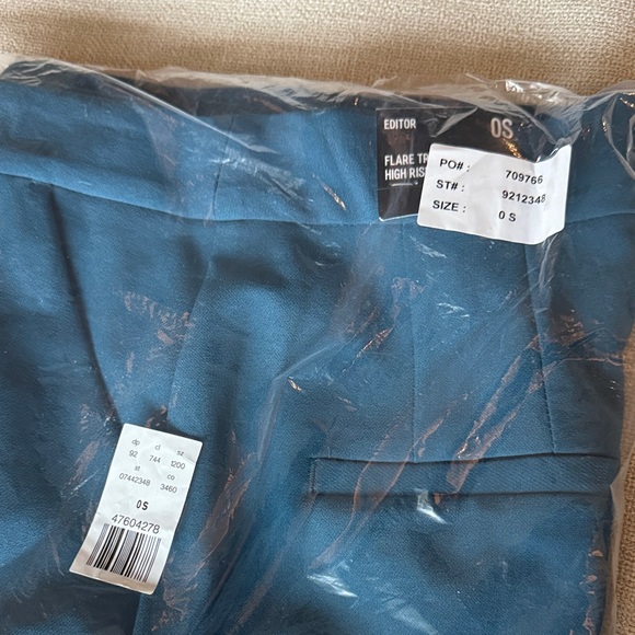 Express Editor Studio High Rise Flare Pants - Picture 3 of 3